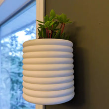 Load image into Gallery viewer, Plant Pot 4" Honey Mustard (Matte) / Wall Mounted - Round