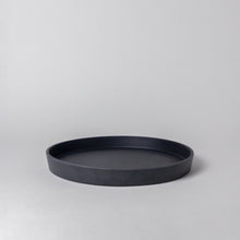 Load image into Gallery viewer, 11” Bamboo Fibre Decor Tray (Black)