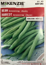 Load image into Gallery viewer, McKenzie Seeds- Bean: Greencrop (Bush)
