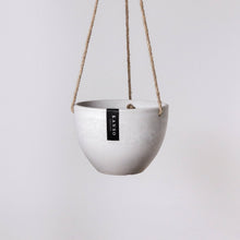Load image into Gallery viewer, 8&quot; Signature Stone Hanging Planter Pot - Beachwood Planter
