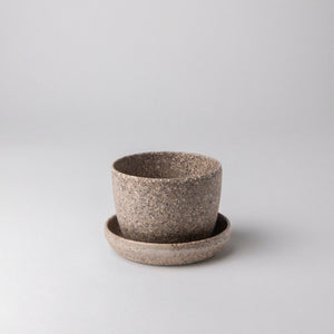 3" Upcycled Mini Planters: Bamboo Fibre (Black)