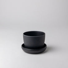 Load image into Gallery viewer, 3&quot; Upcycled Mini Planters: Bamboo Fibre (Black)
