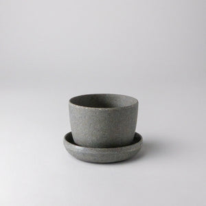 3" Upcycled Mini Planters: Bamboo Fibre (Black)