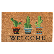 Load image into Gallery viewer, Cactus Welcome Doormat: 24&#39;&#39; x 36&#39;&#39;
