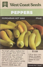 Load image into Gallery viewer, Peppers - Hungarian Hot Wax
