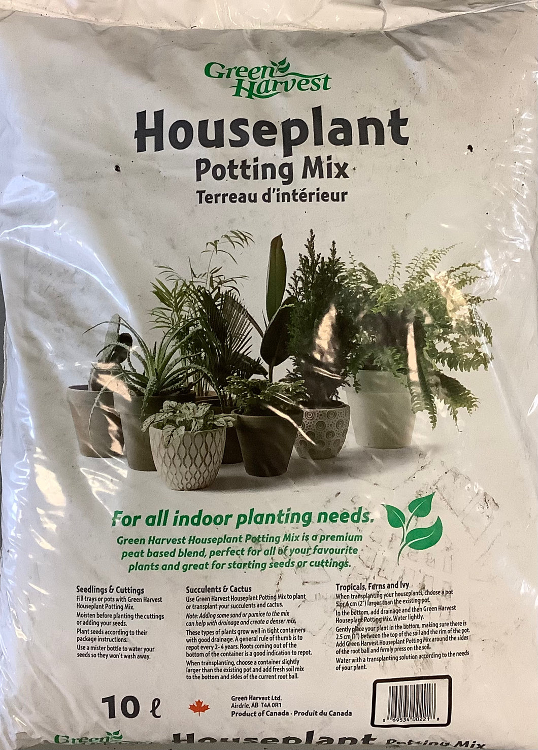 Green Harvest Houseplant Potting Mix - 10L