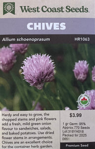 Chives - Chives Certified Organic