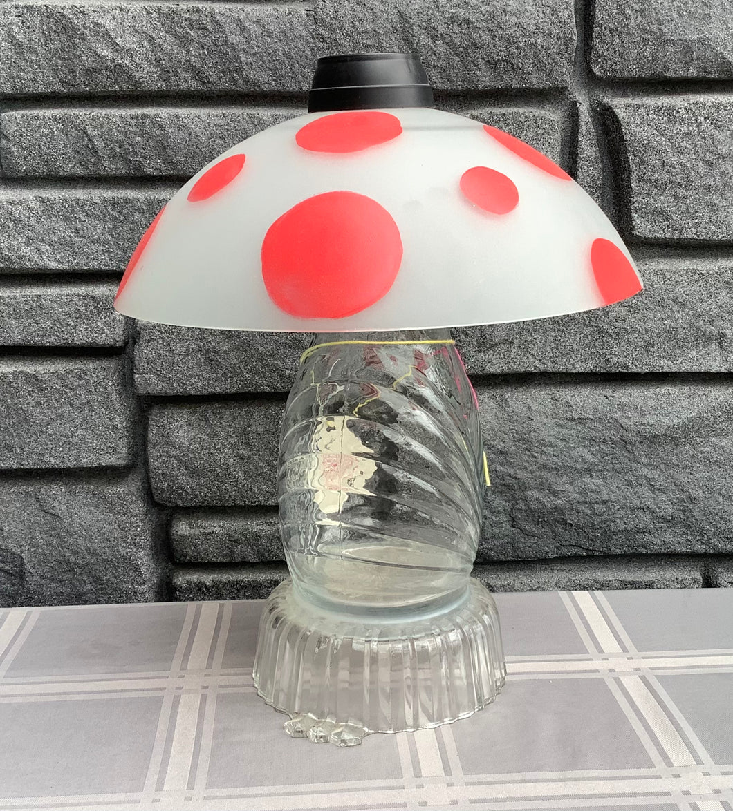 COA Large Top Mushroom Solar Light