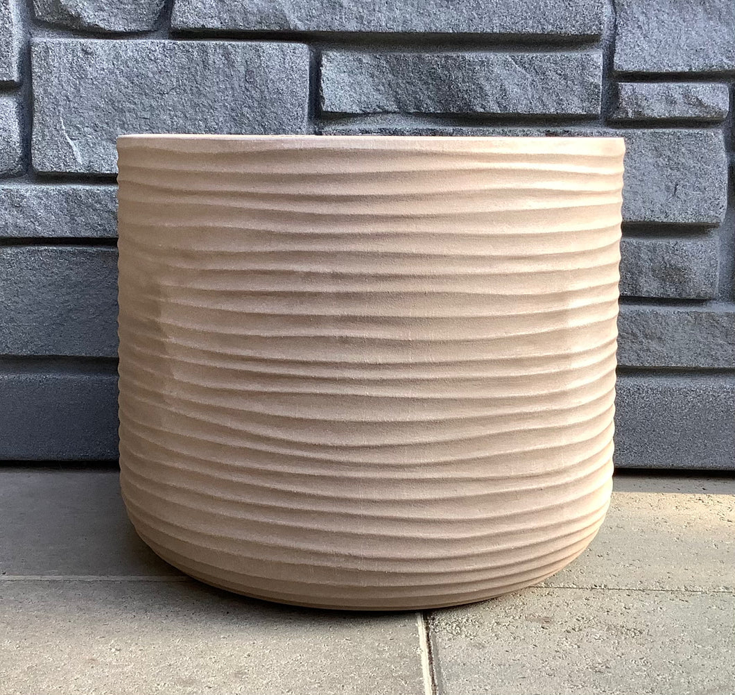 Japi - Lagoon Round Planter - Macchiato