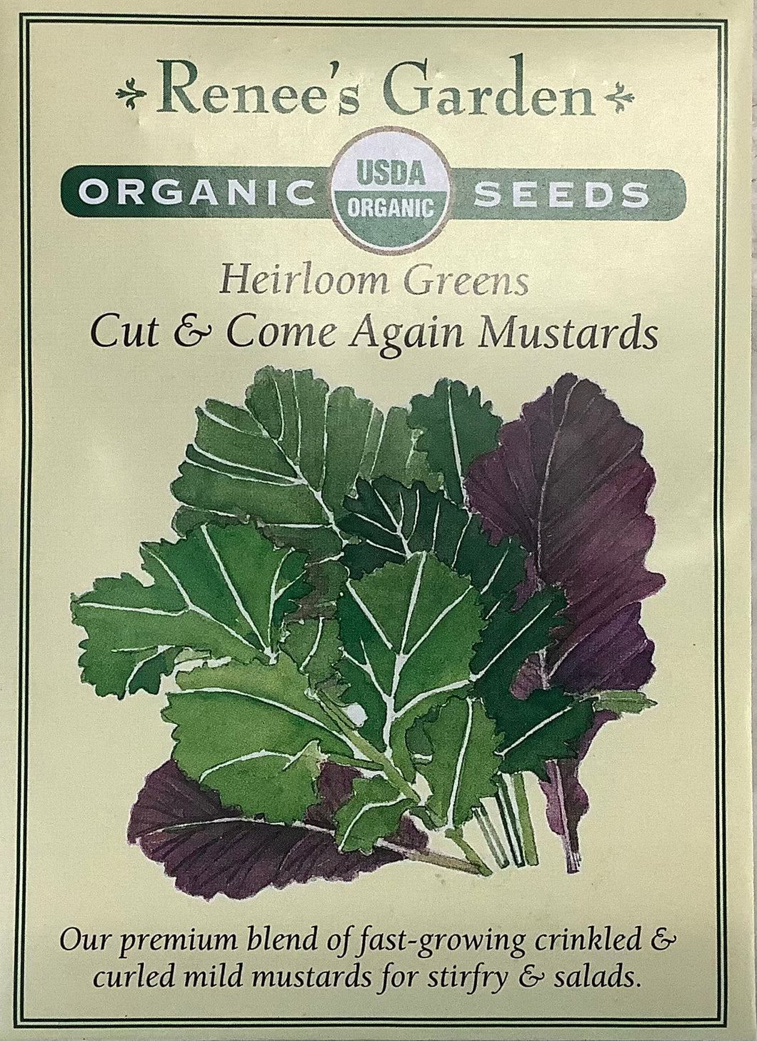 Greens - Heirloom Cut & Come Again Mustards