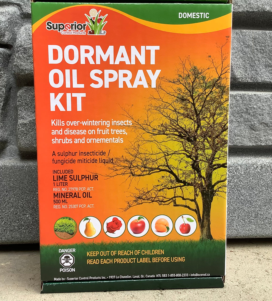 Superior Dormant Oil Spray 500ml & Lime Sulphur Kit 1L