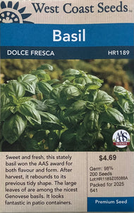 Basil: Dolce Fresca