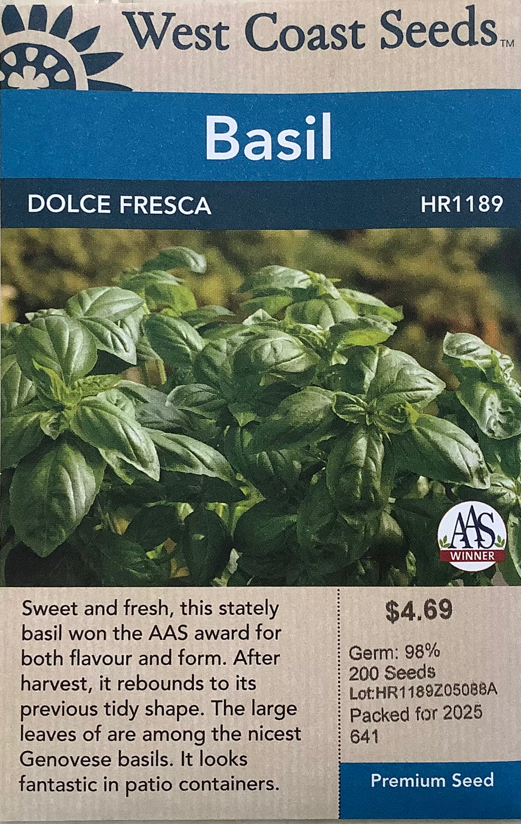 Basil: Dolce Fresca