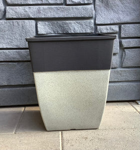 13" Hendrix Short Square  Black/Granite
