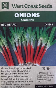 Onions -Red Beard