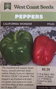 Peppers - California Wonder 300