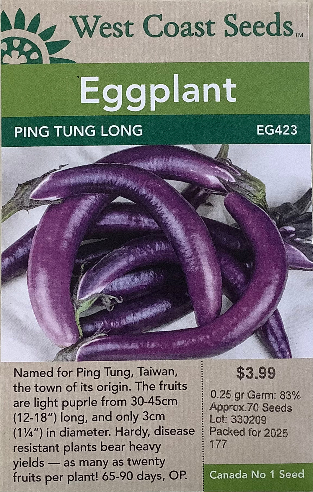 Eggplant - Ping Tung Long