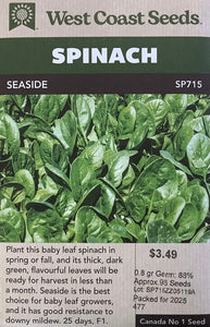 Spinach: Seaside