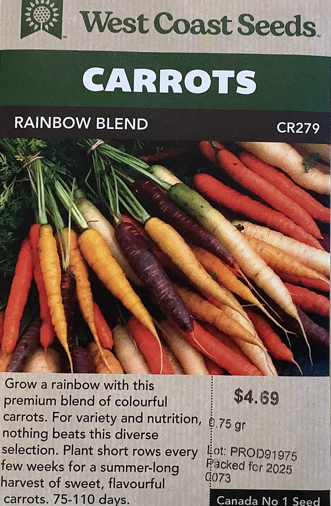 Carrots - Rainbow blend