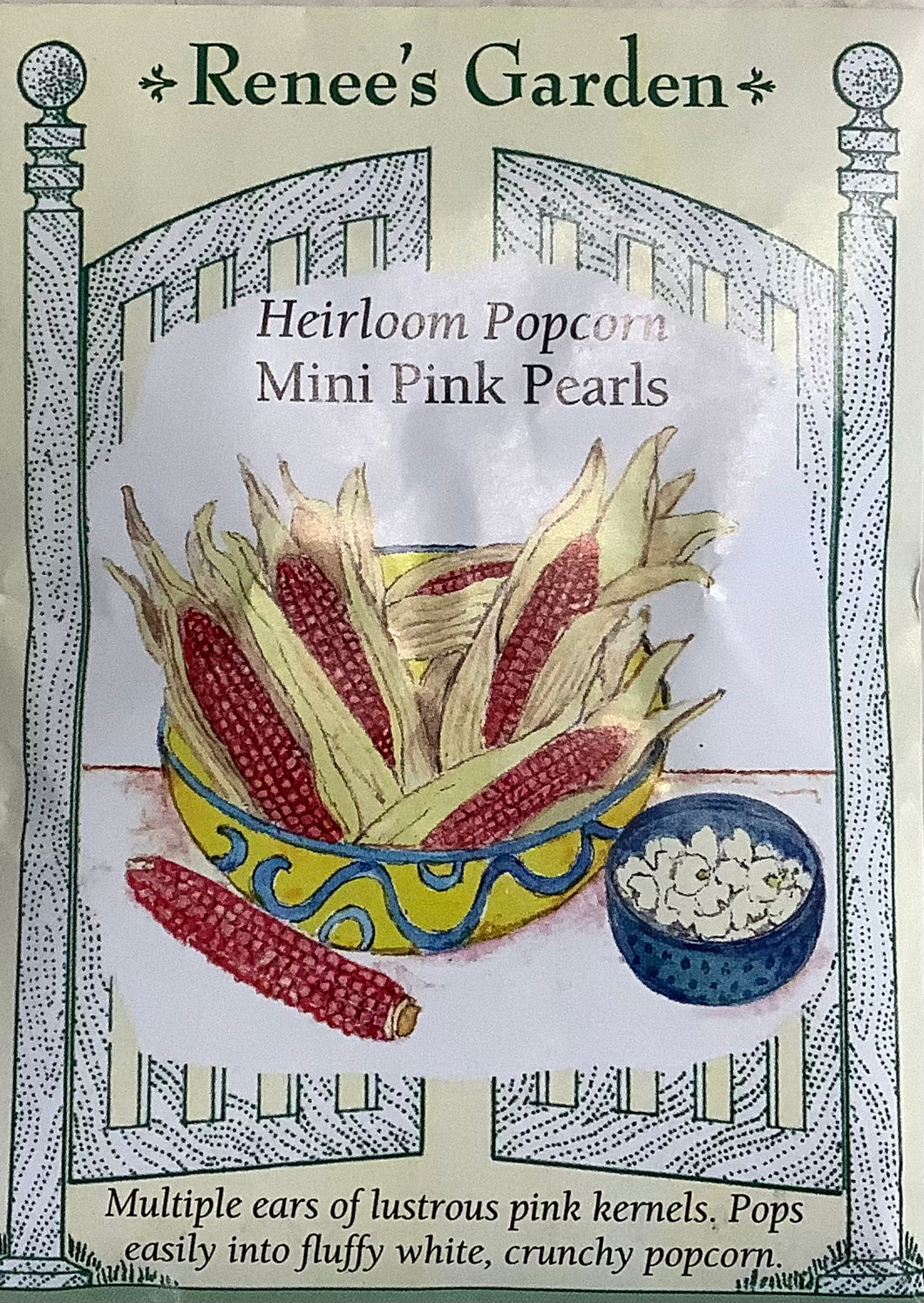 Corn - Heirloom Popcorn Mini Pink Pearls