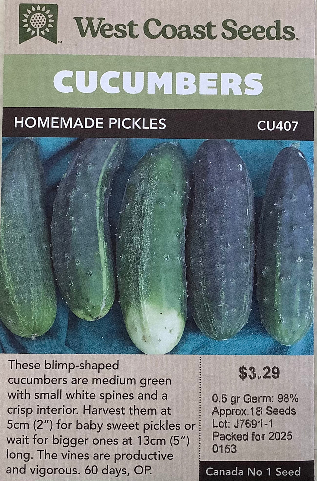 Cucumber - Homemade Pickles