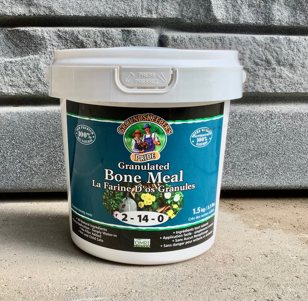 Groundskeeper's Pride Bone Meal 2-14-0 OMRI 1.5 kg