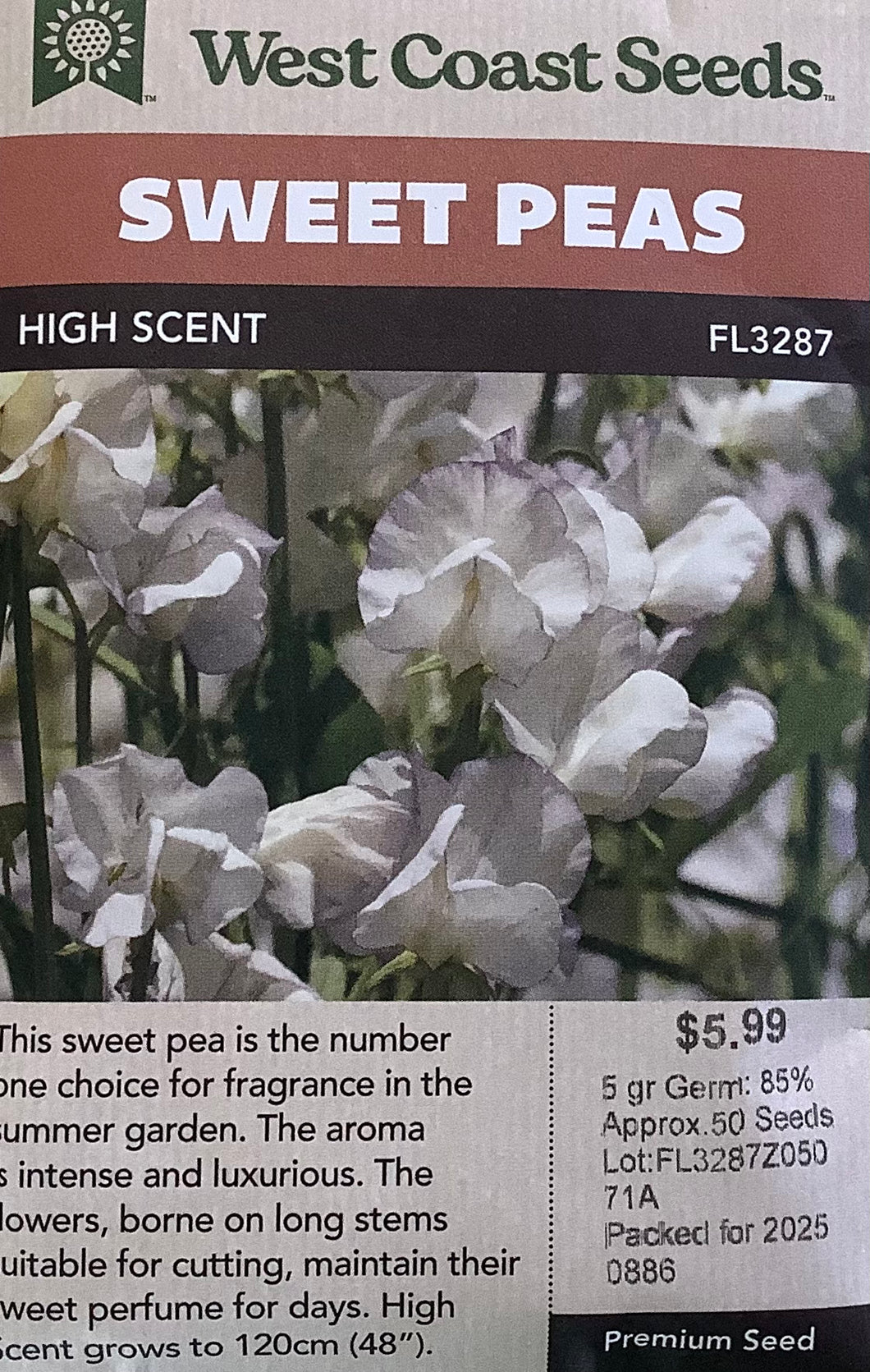 Sweet Pea - High Scent