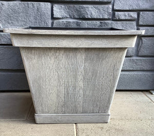 17" Harvest Garden Square - Weathered Rock