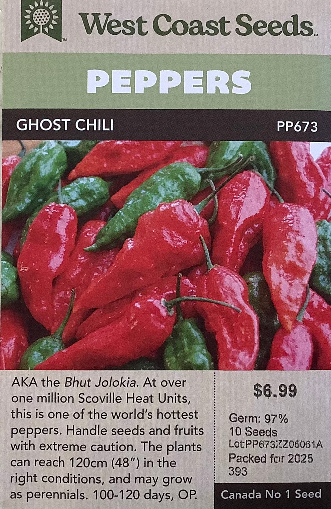 Peppers - Ghost Chili Hot