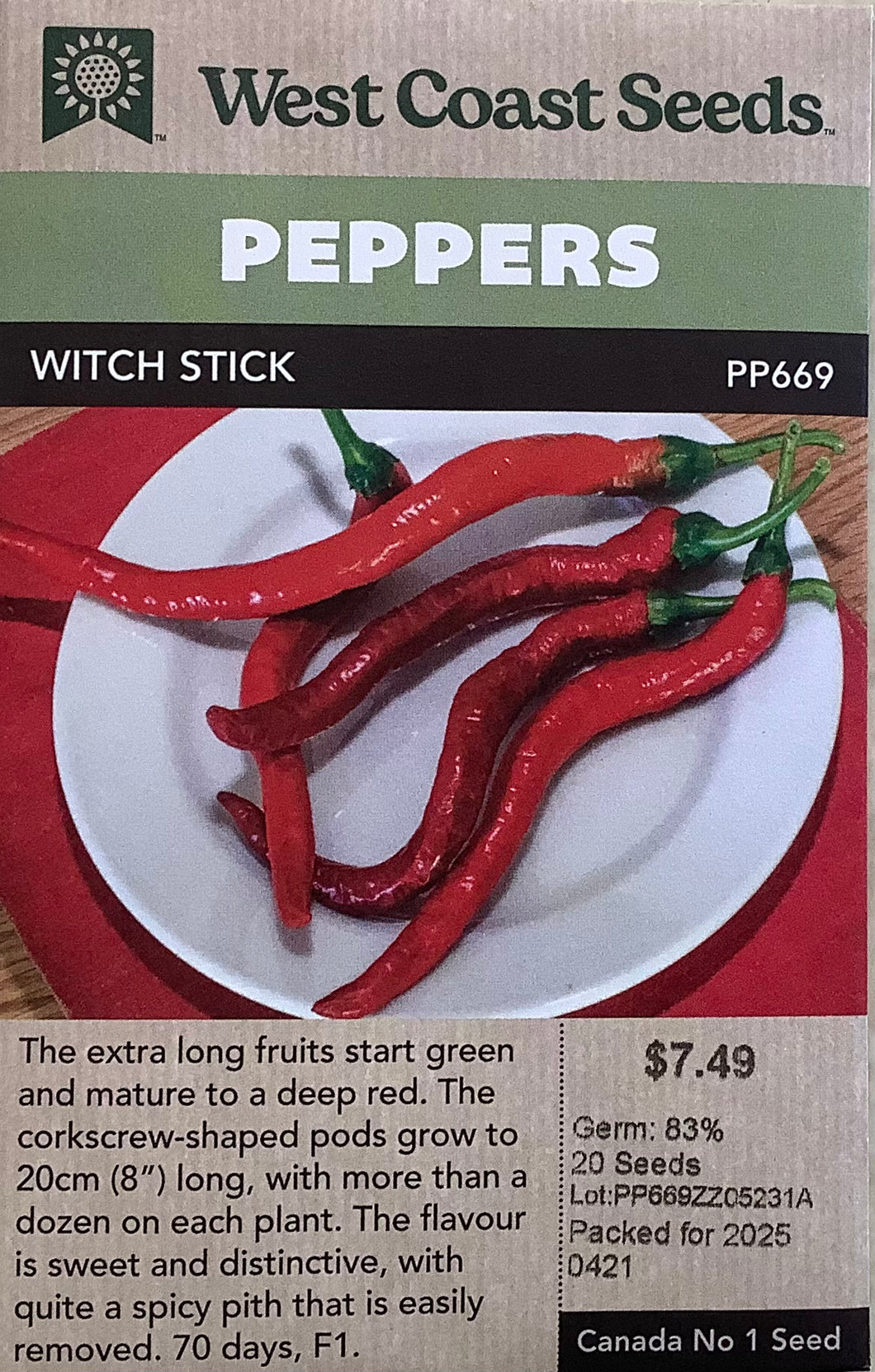 Peppers - Witch Stick Chili Pepper