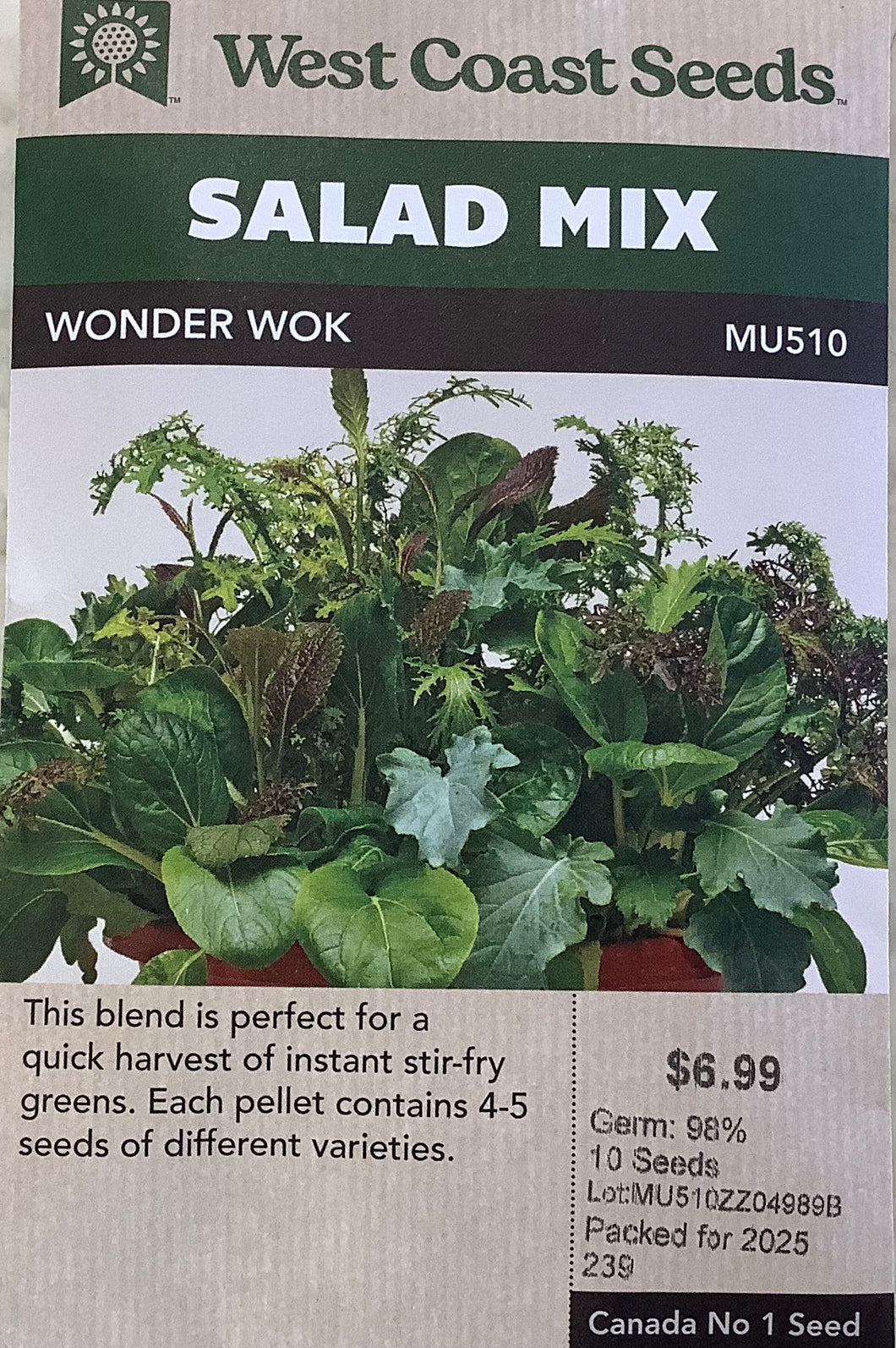 Salad Blend - Wonder Wok - Pelleted