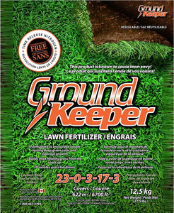 GroundKeeper PhosFree Lawn Fertilizer 23-0-3-17-3