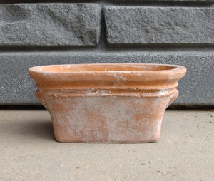 8.25" Tuscan Oval Tub - Rustic Red