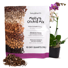 Load image into Gallery viewer, Molly&#39;s Orchid Mix - Premium Soilless Potting Mix: 5 Dry Quarts (5.5L)
