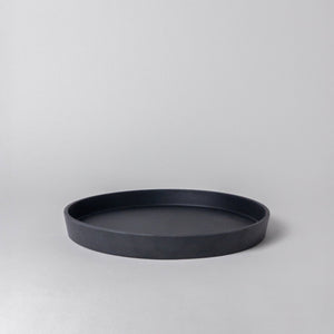 11” Bamboo Fibre Decor Tray (Black)