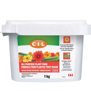 C-I-L All Purpose Plant Food 20-20-20 1 KG