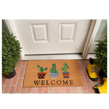 Load image into Gallery viewer, Cactus Welcome Doormat: 24&#39;&#39; x 36&#39;&#39;
