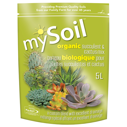 mySoil Organic Succulent & Cactus Mix - 5L