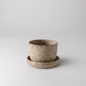3" Upcycled Mini Planters: Bamboo Fibre (Black)