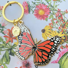 Load image into Gallery viewer, Monarch Butterfly Keychain, Garden &amp; Entomology Gifts
