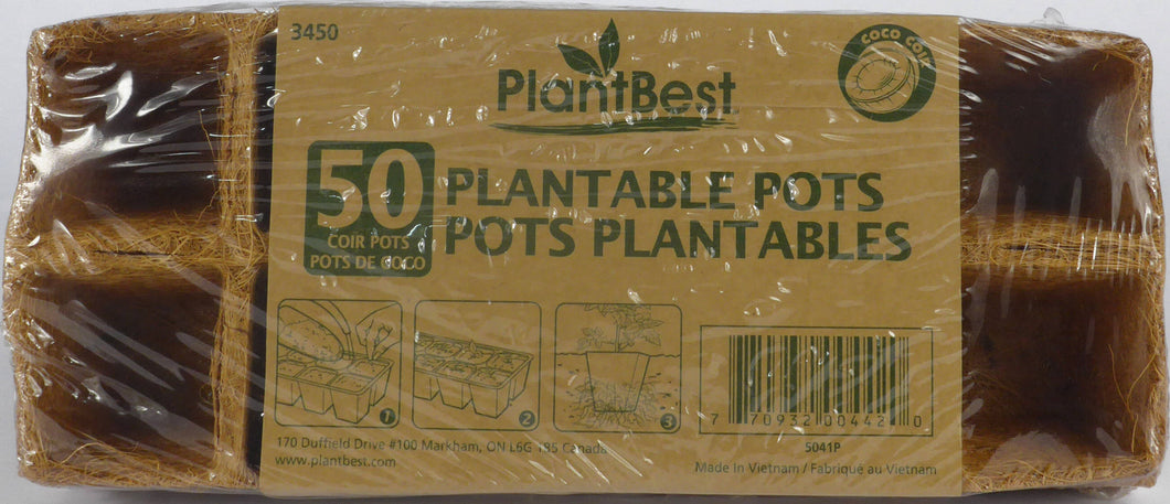 Plant Best - Coconut Coir Pot Strip Refill 50 x 1.75