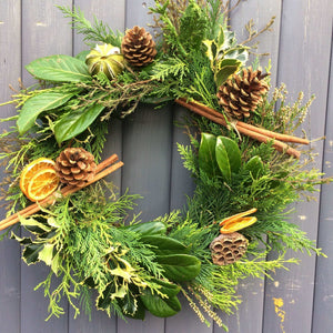 Christmas wreath workshop Nov 28th 6.30pm to 9 pm