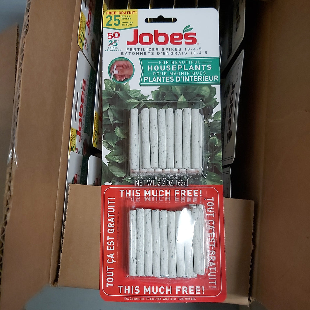 Jobes Houseplant Spikes Twin Pack 50/pk