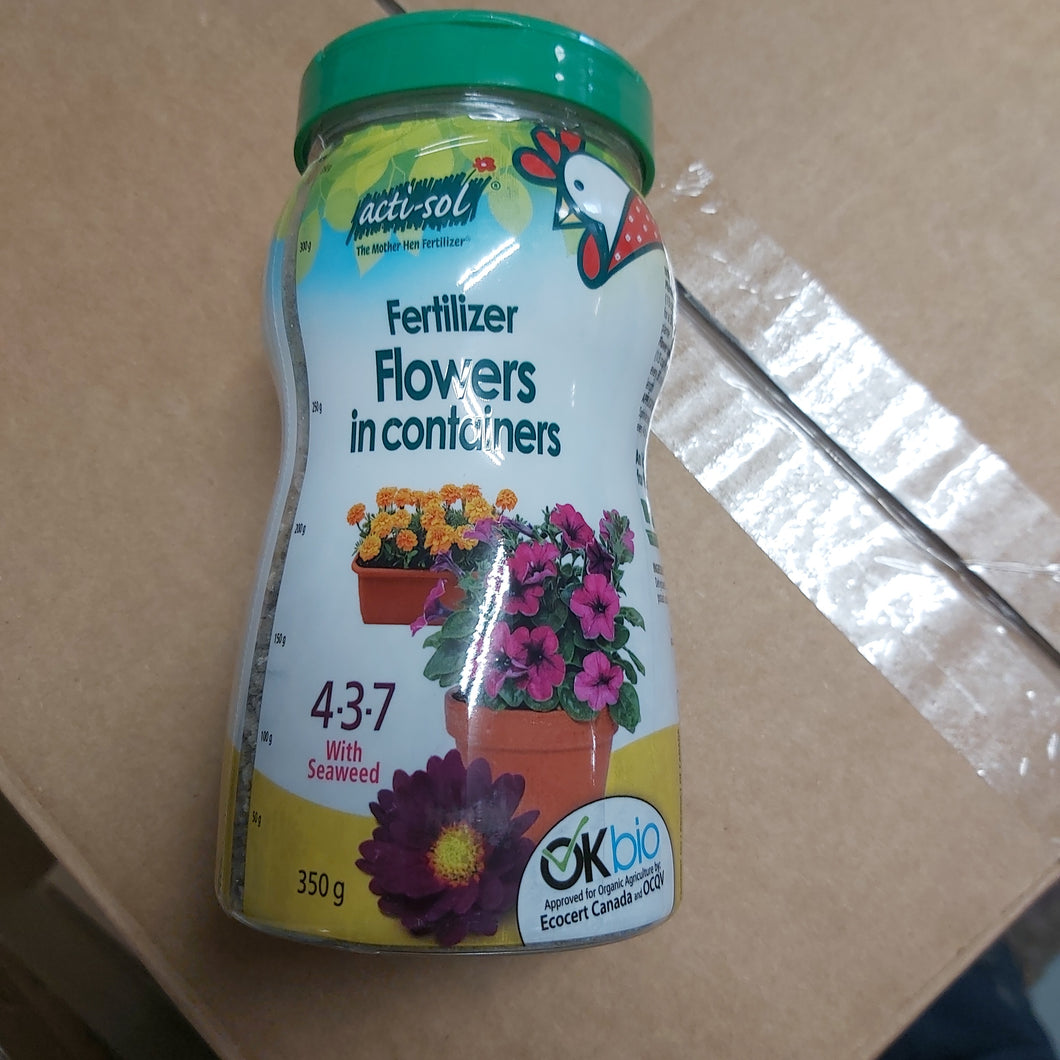 Acti-sol Annual Flowers 4-3-7 350g