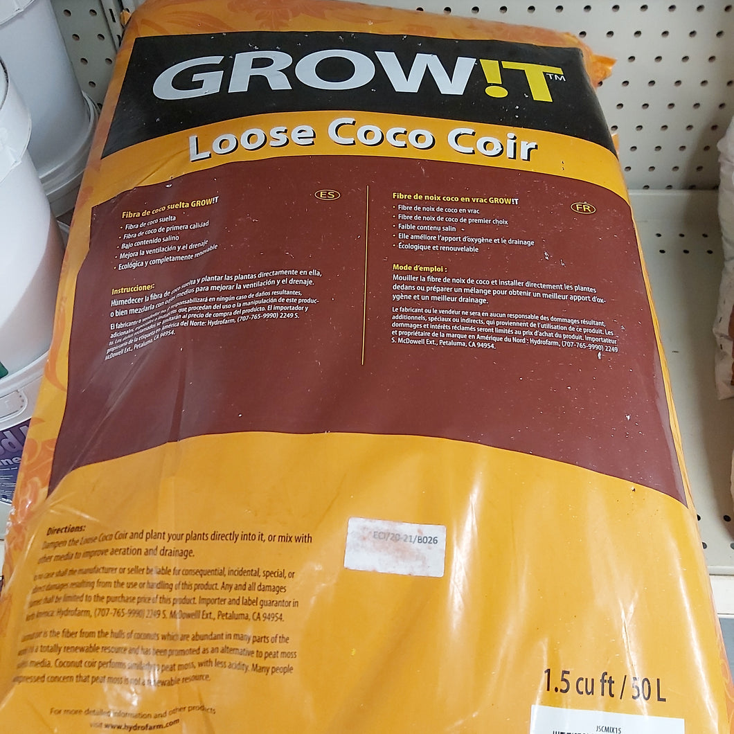 Grow!t Coco Coir Loose 1.5 cu ft