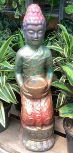 Kneeling Buddha with Bowl Statue