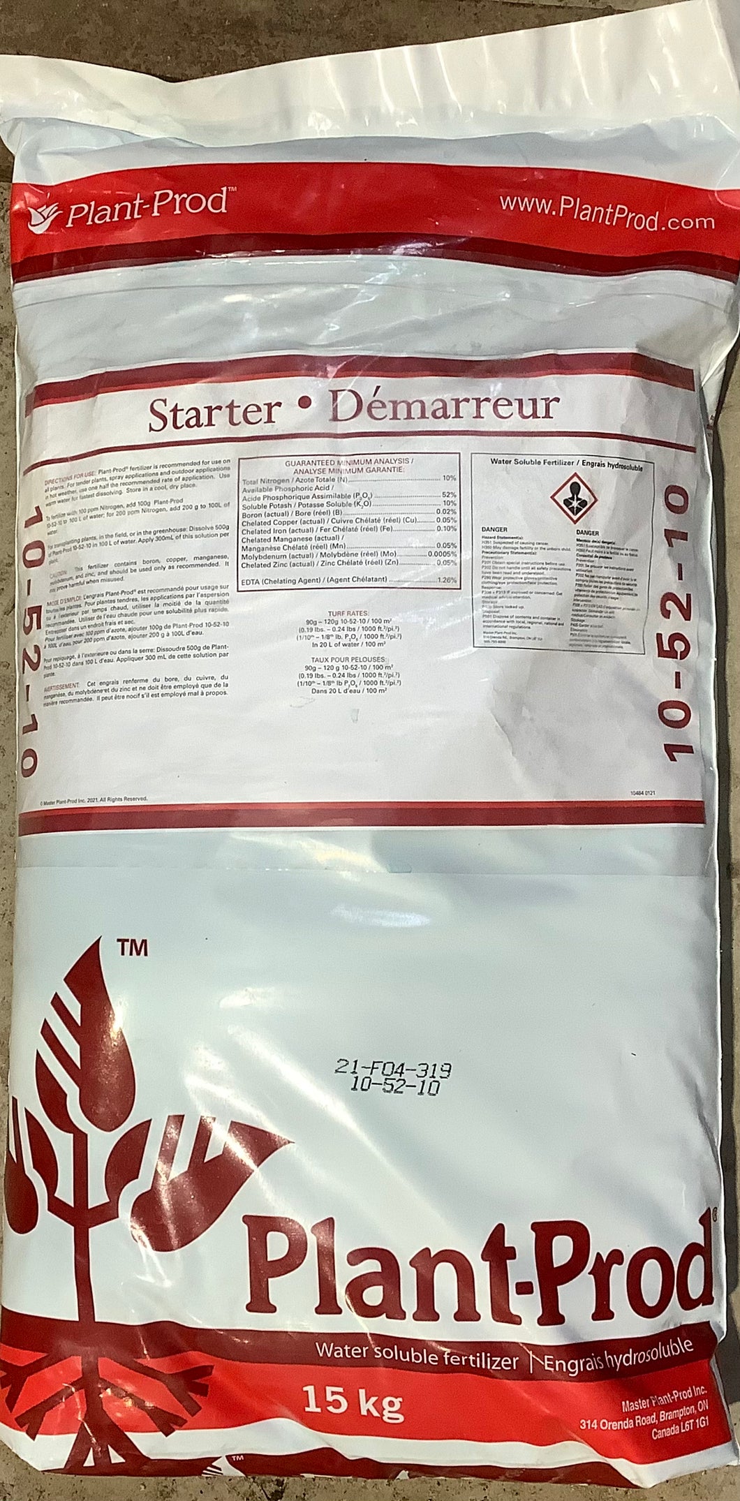Plant Prod Starter 10-52-10