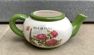 8.75" Grandma's Teapot Plant Pot