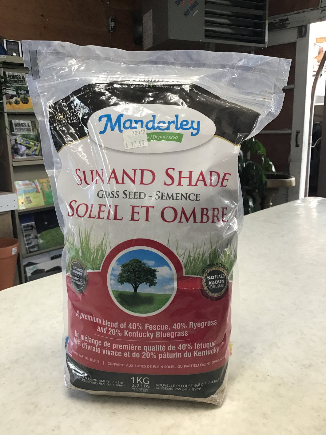 Manderley Sun and Shade Grass Seed