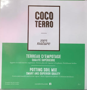 Coco Terro Potting Soil Mix 5L